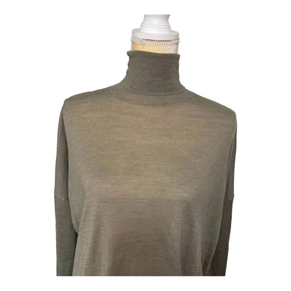 Zara Oversized Turtleneck Sweater with‎ Dolman Sleeves Size M